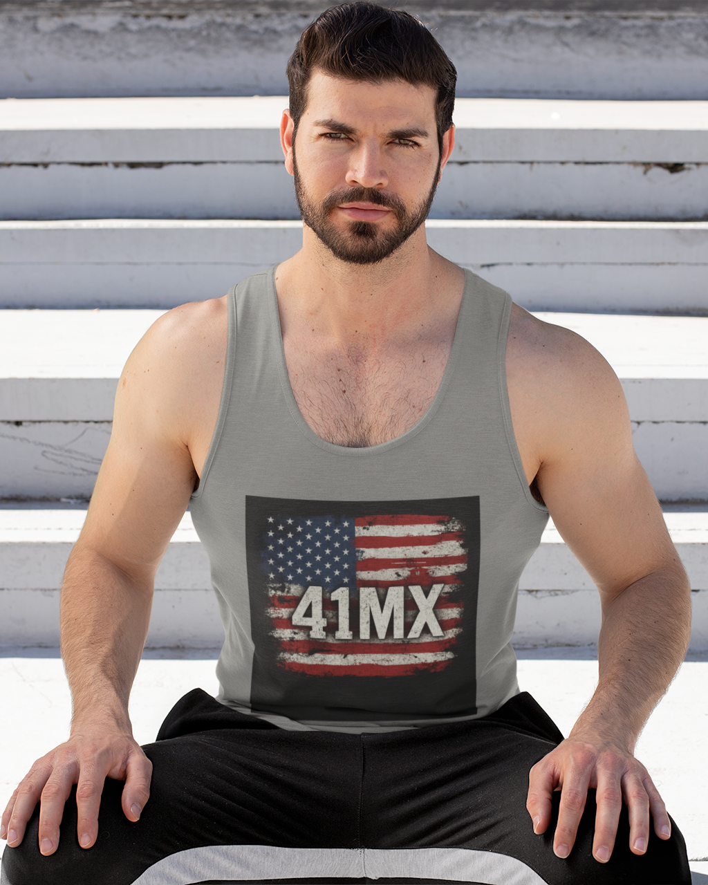 Nome do produto: Regata Quality 41MX Masculina - Algodão Premium Estilo Esportiva 00063