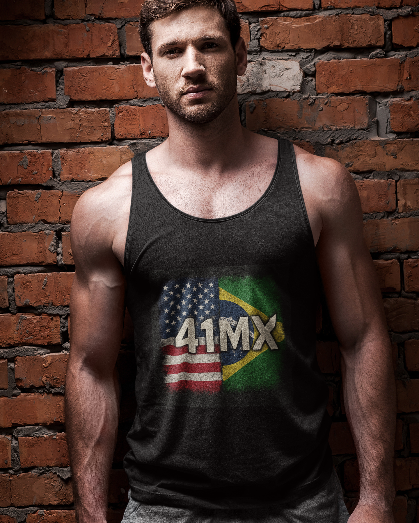 Nome do produto: Regata Quality 41MX Masculina - Algodão Premium Estilo Esportiva 00062