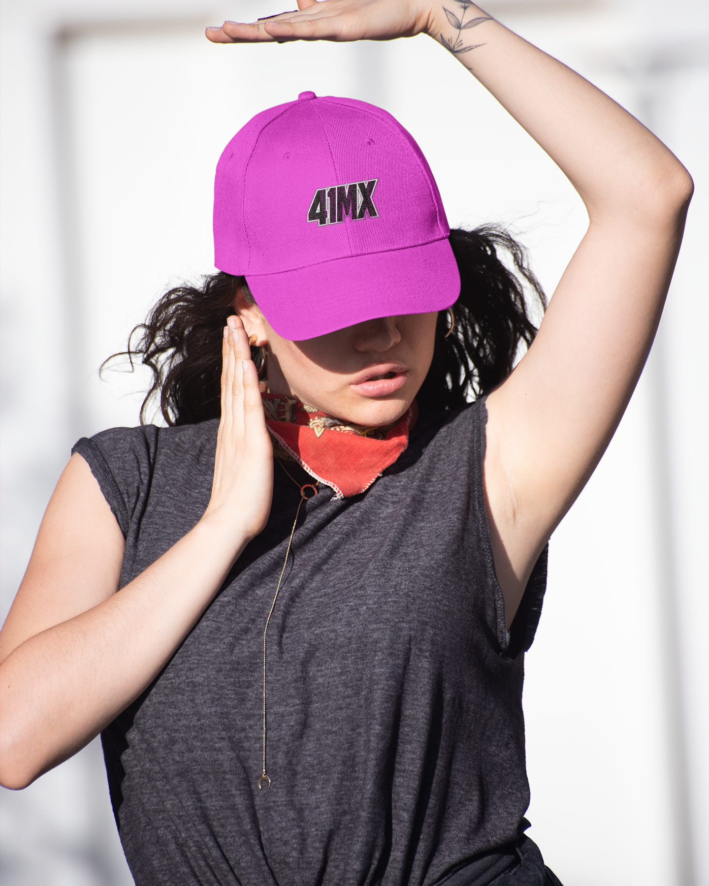 Nome do produto: BONÉ AMERICANO 41MX ABA CURVADA - TECIDO COM TELA, AJUSTAVEL, IDEAL PARA MOTOCROSS E ESPORTE 00081