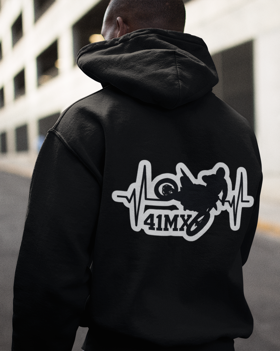 Moleton com Ziper 41MX Flanelado Unissex – Várias Cores, Estilo Motocross, Casual