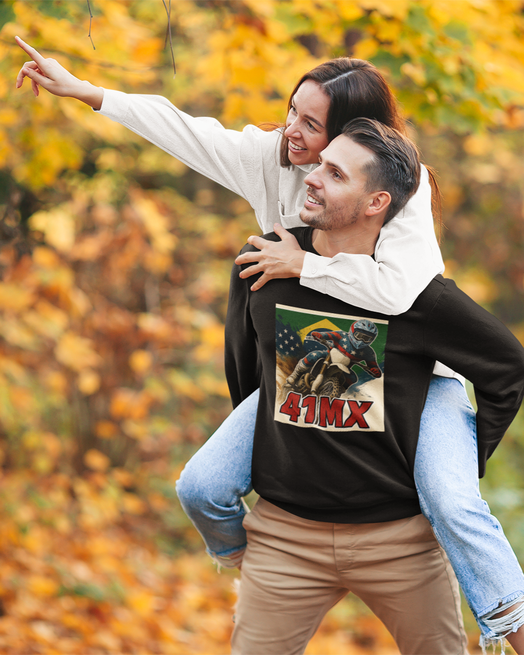 Nome do produto: Moleton Prime Fechado 41MX Flanelado Unissex – Várias Cores, Estilo Motocross, Casual e Esportivo