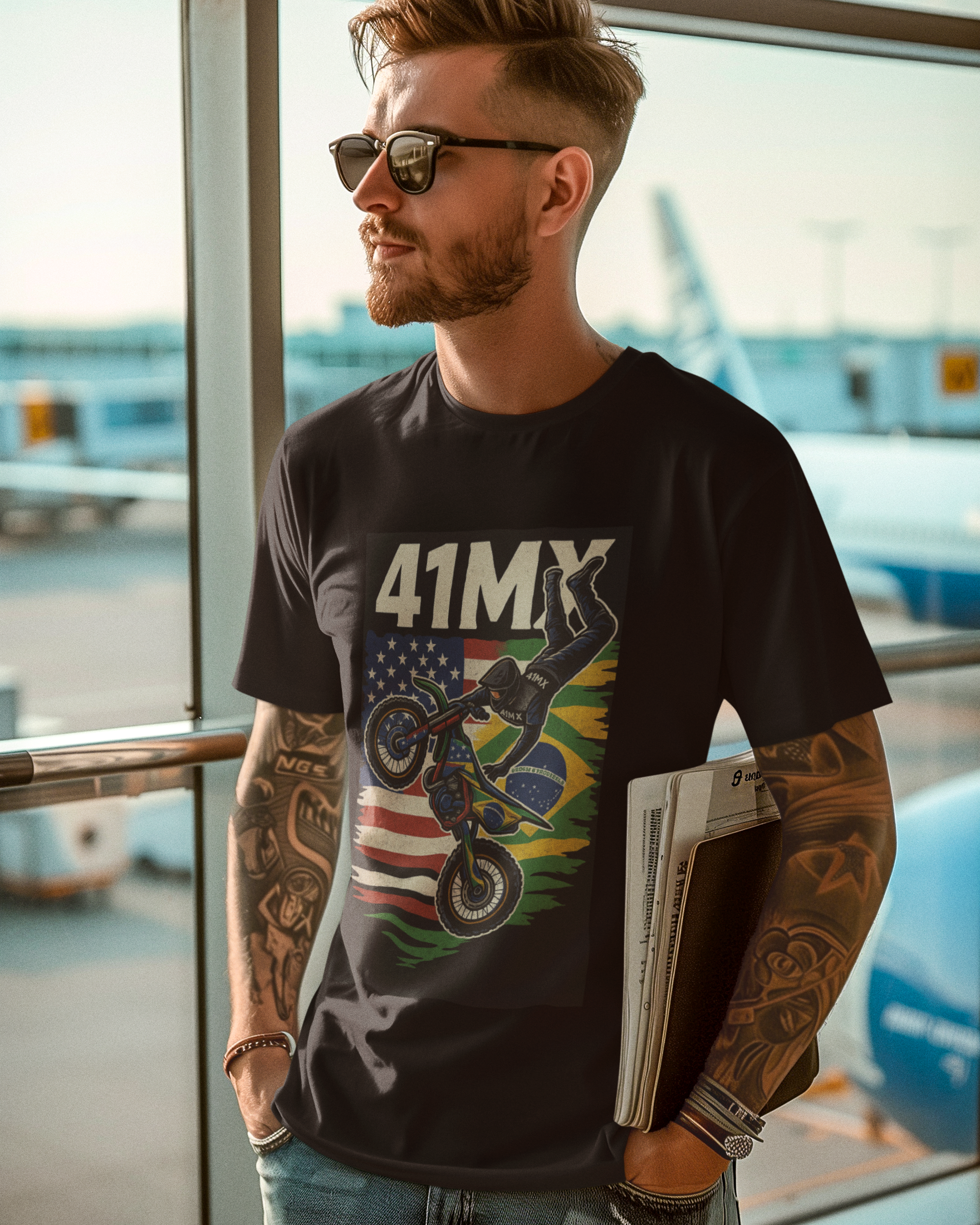 Nome do produto: Camiseta Quality 41MX UNISSEX- Estampada  Algodão Premium Estilo Motocross 00009