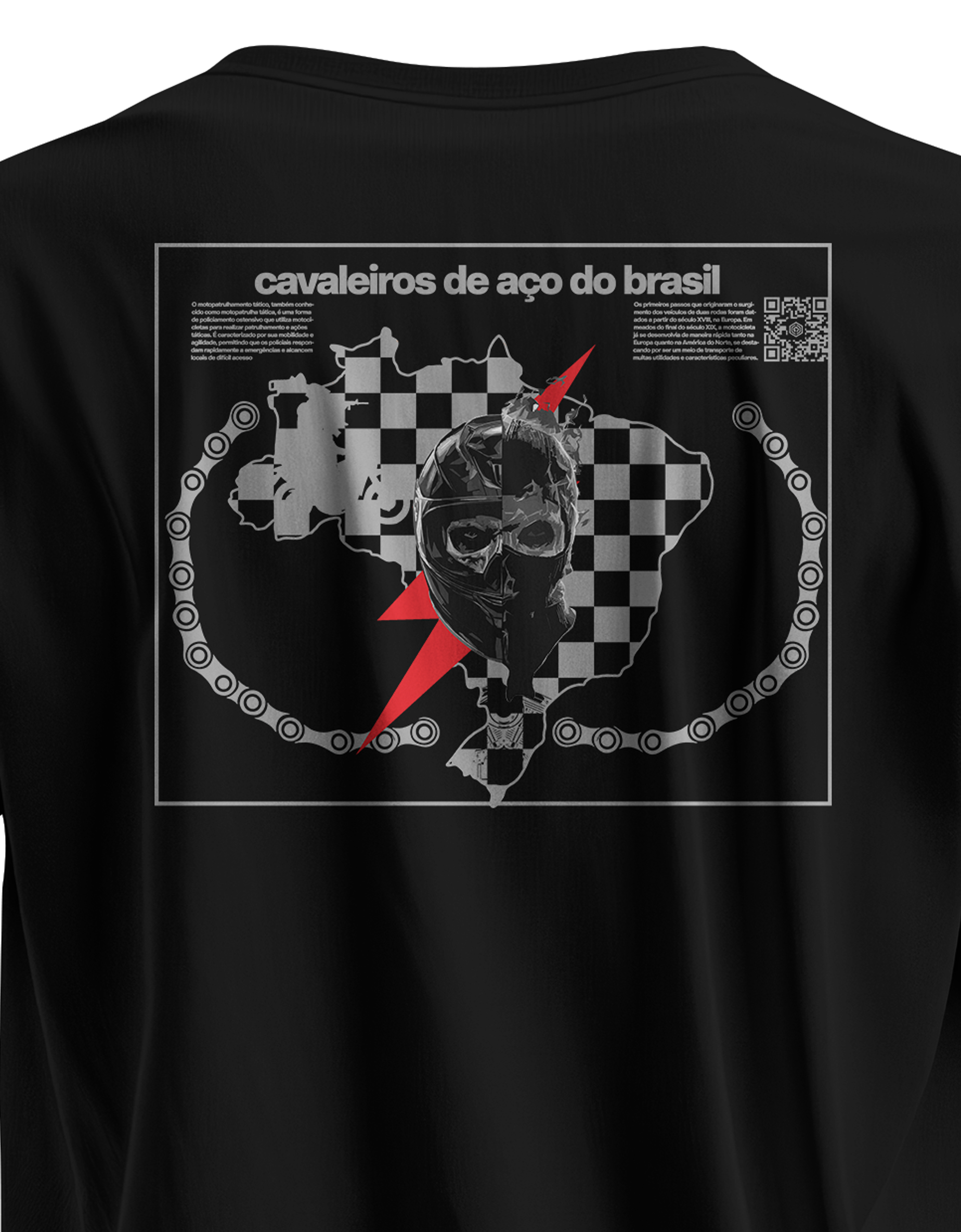 Cavaleiros de Aço do Brasil - Preta