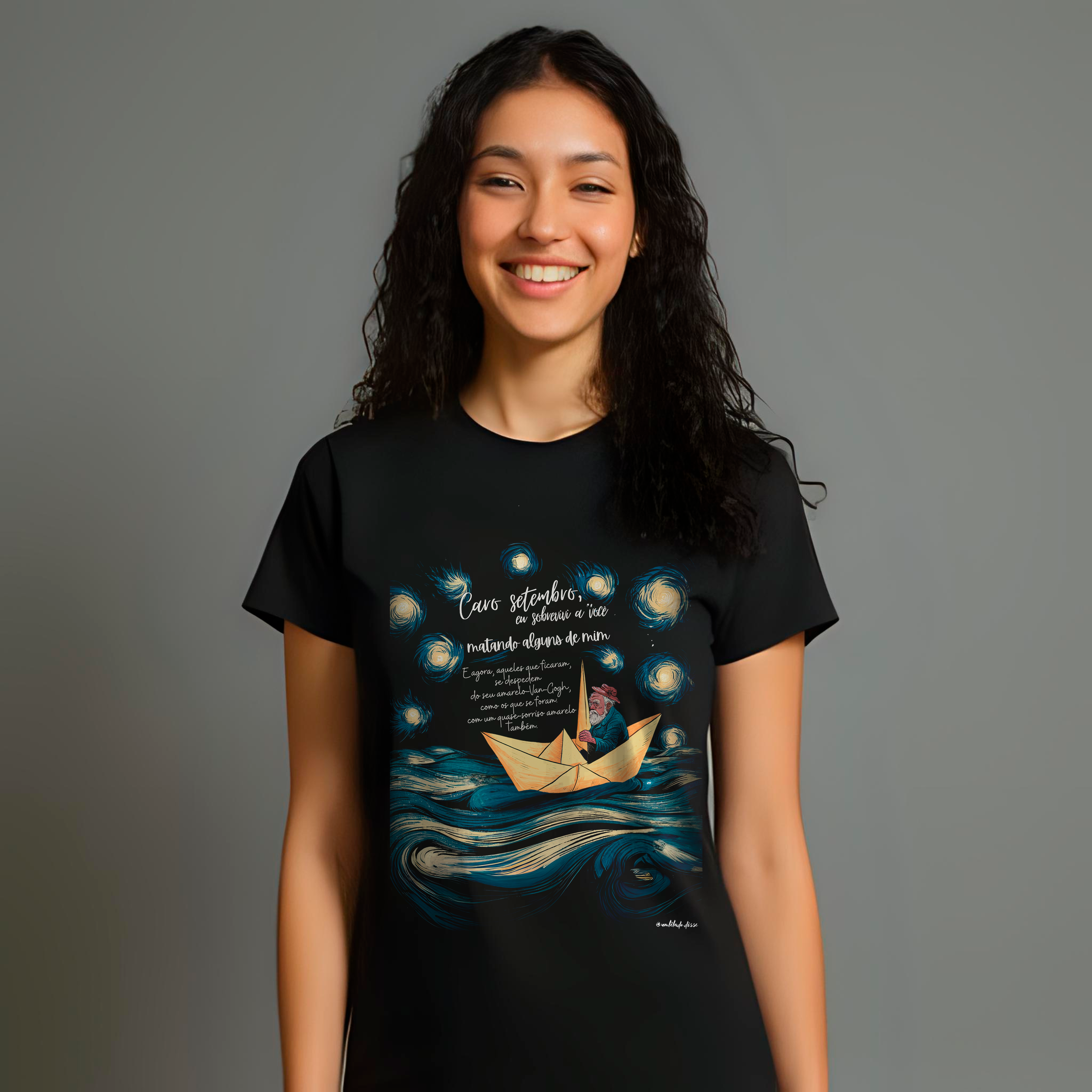 Nome do produto: Camiseta Setembro Amarelo-Van-Gogh