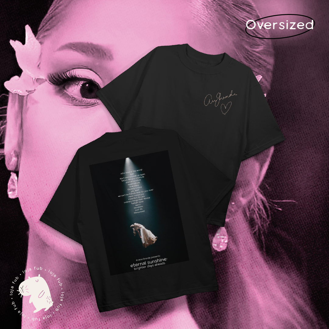 Camiseta Oversized Brighter Days Ahead