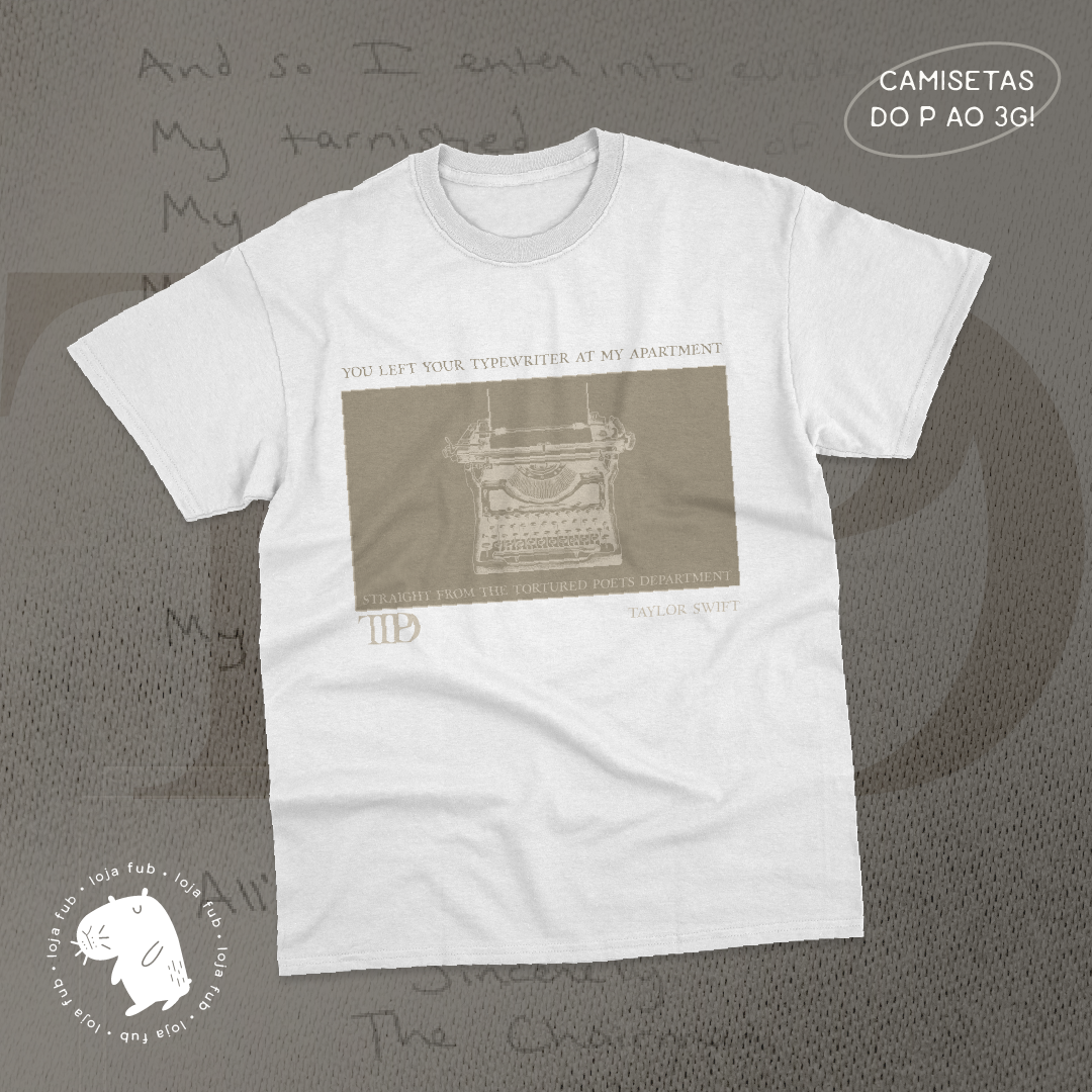 Camiseta Typewriter