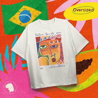 Camiseta Oversized Maximalista