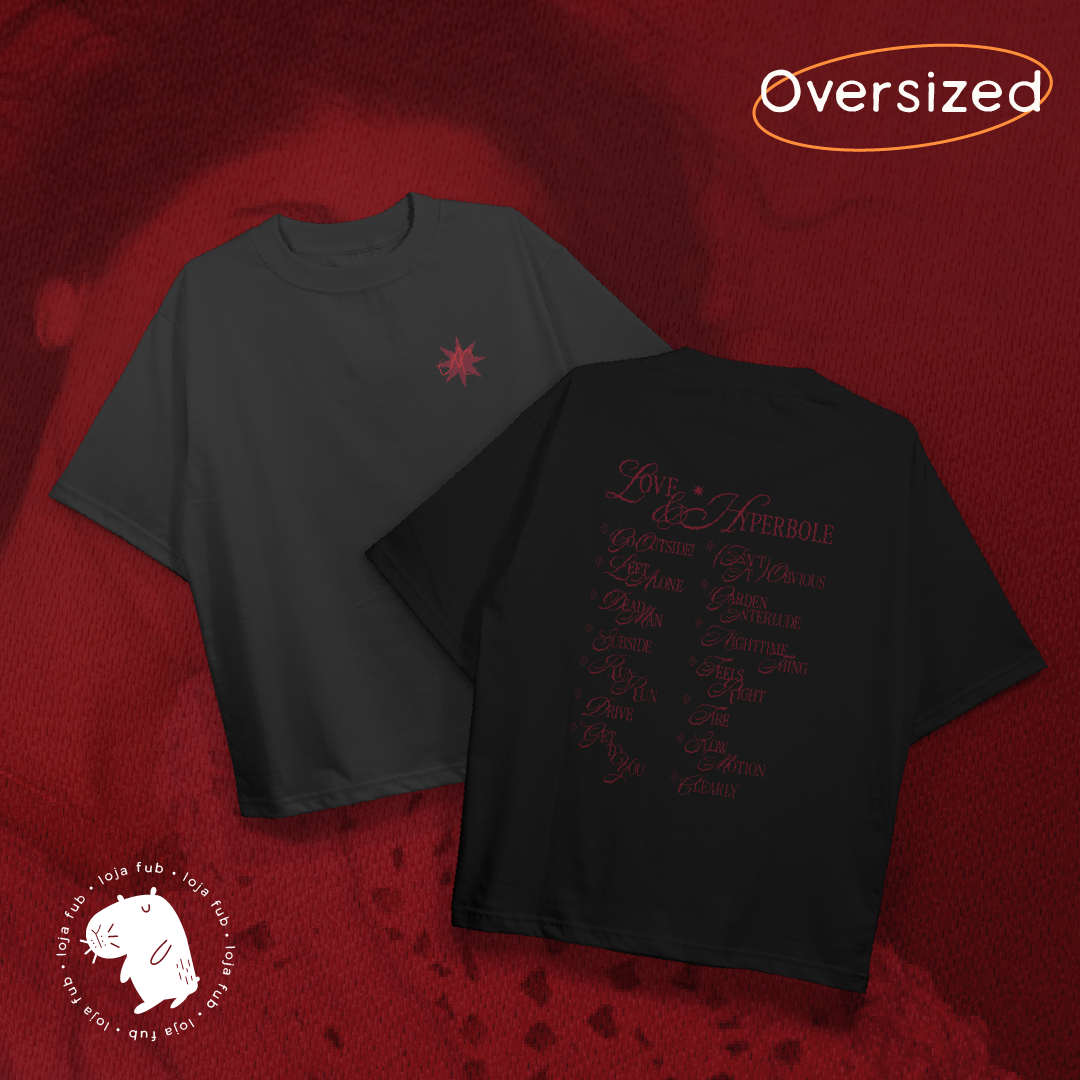 Camiseta Oversized Love & Hyperbole