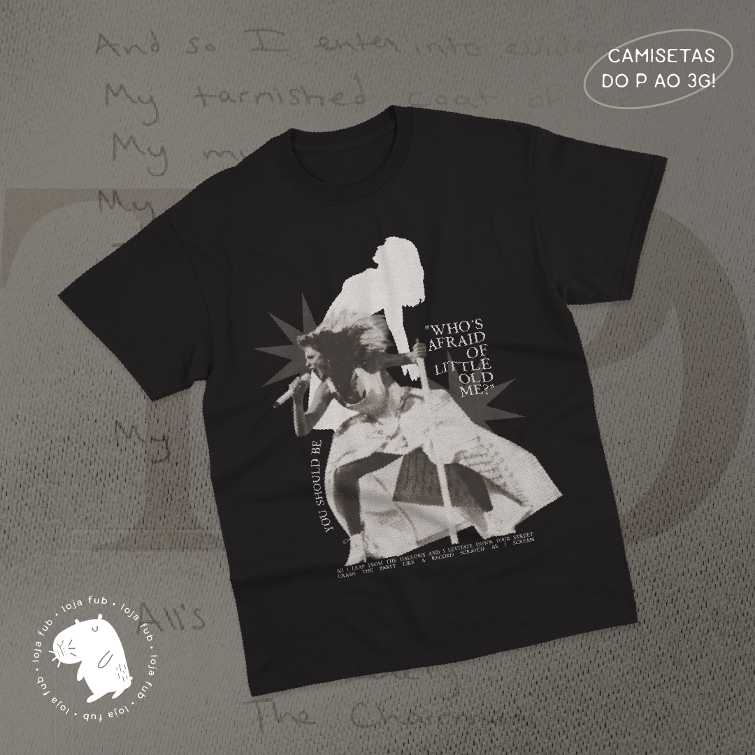 Camiseta Whos Afraid Preto