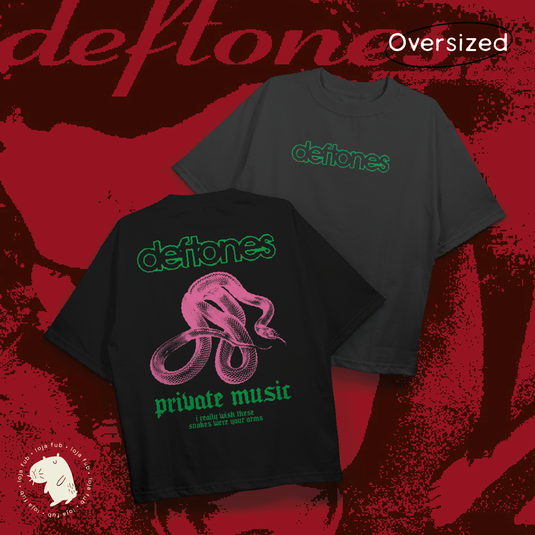 Camiseta Oversized Private Music