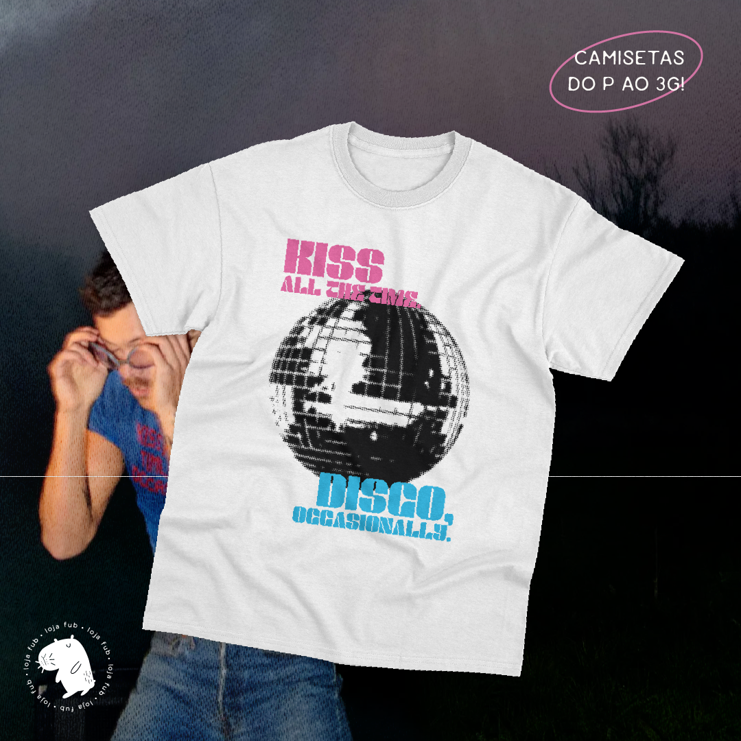 Camiseta Kiss & Disco