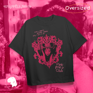 Camiseta Oversized Pink Pony Club