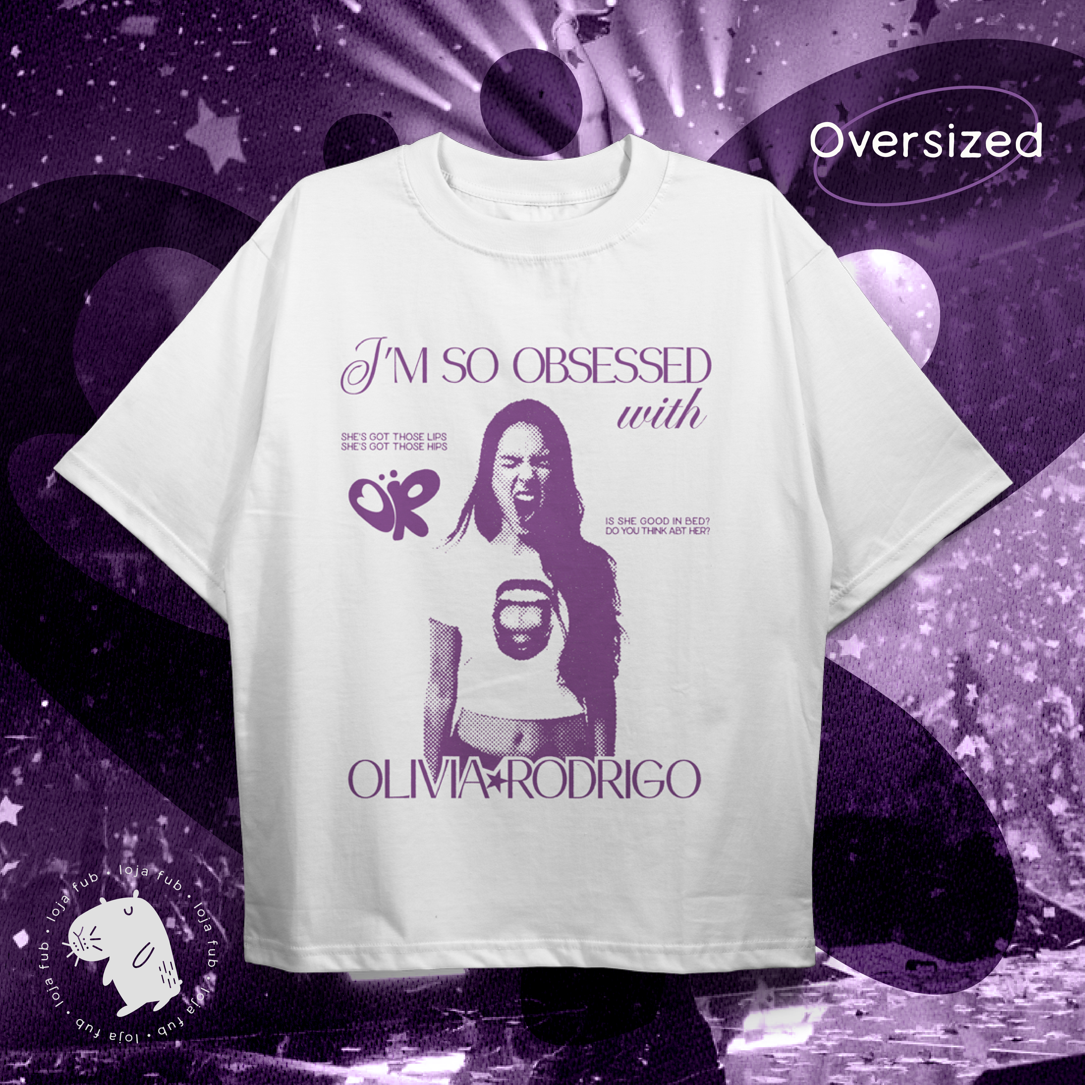 Camiseta Oversized Obsessed
