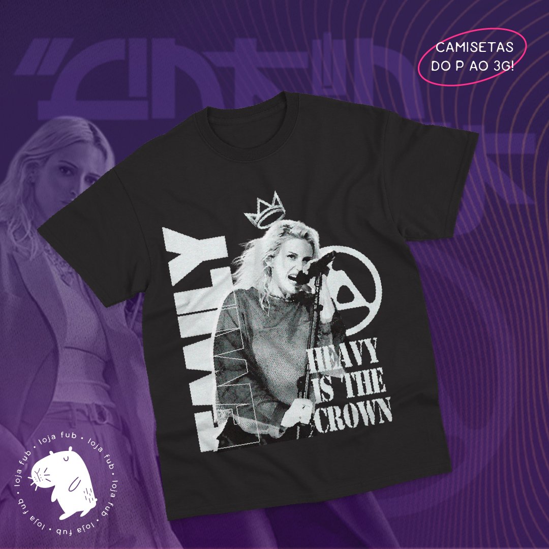 Nome do produto: Camiseta Heavy Is the Crown