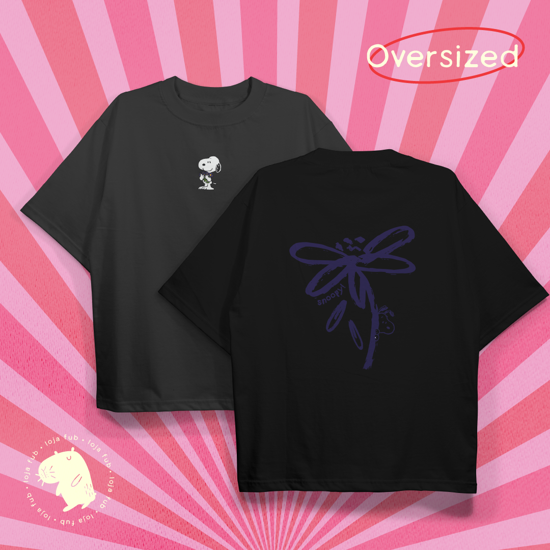 Camiseta Oversized Snoopy