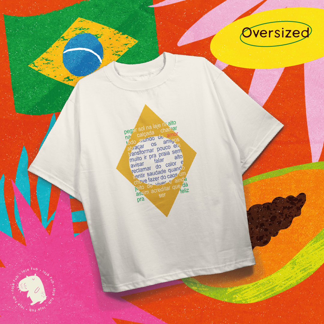 Camiseta Oversized Amor