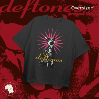 Camiseta Oversidef Gato do Deftones