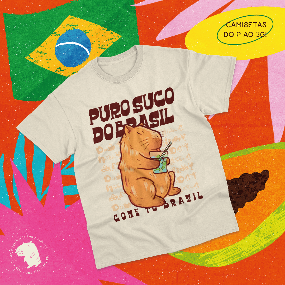 Camiseta Puro Suco do Brasil
