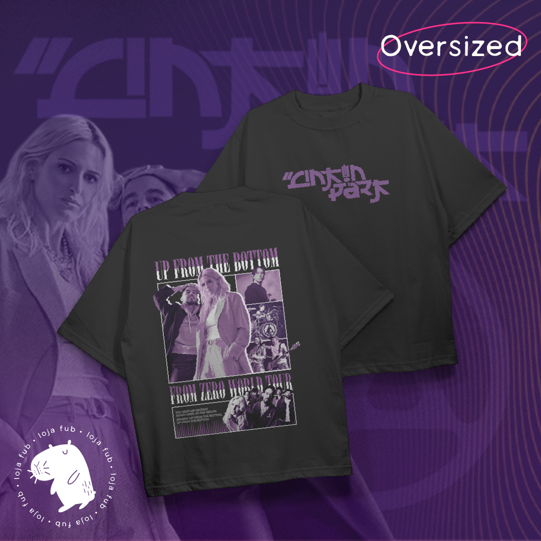 Camiseta Oversized Up From the Bottom