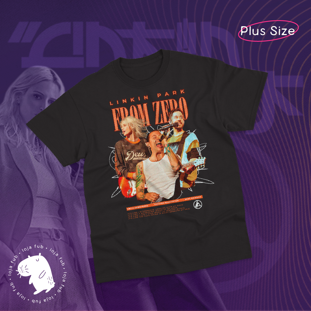 Camiseta Plus size Mike Chester e Emily