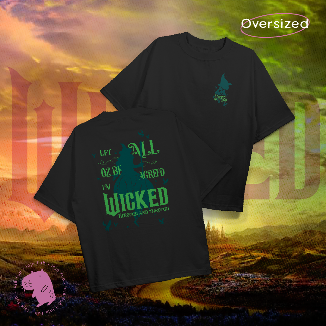 Camiseta Oversized Elphaba