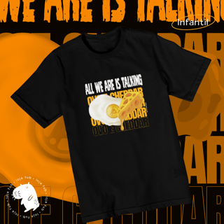 Camiseta Infantil Ovo e Cheddar