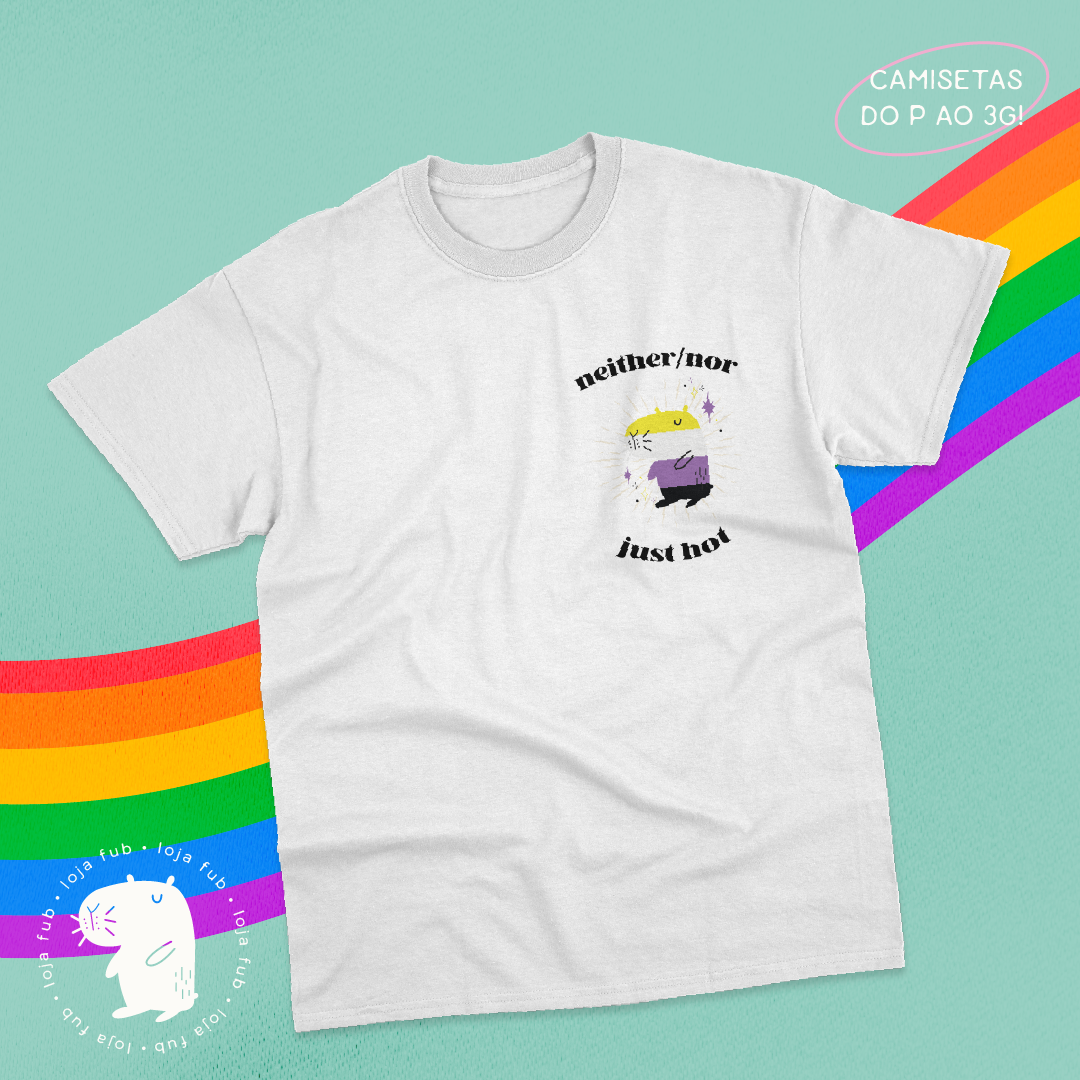 Camiseta Pride Não-binárie