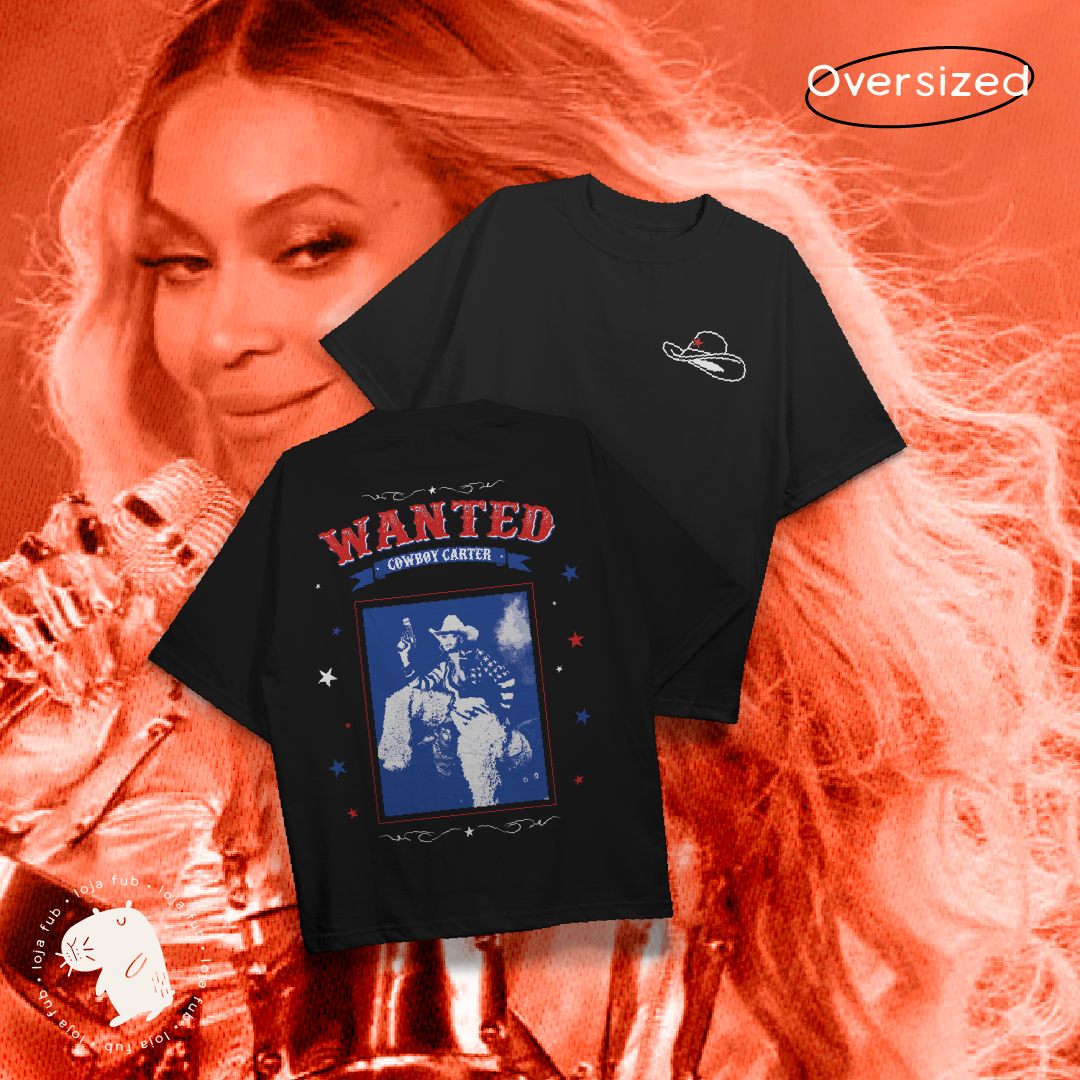 Camiseta Oversized Cowboy Carter
