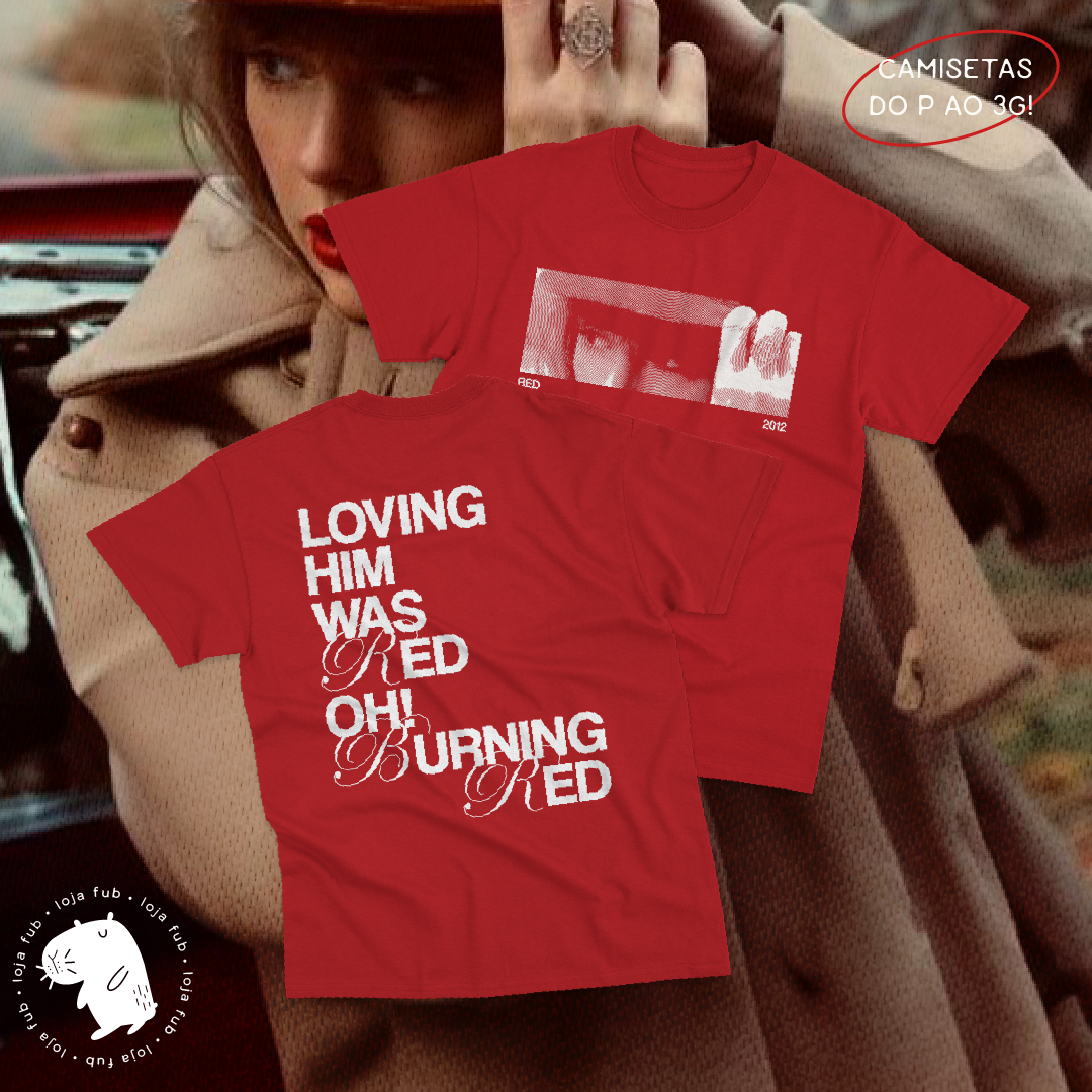 Camiseta Burning Red