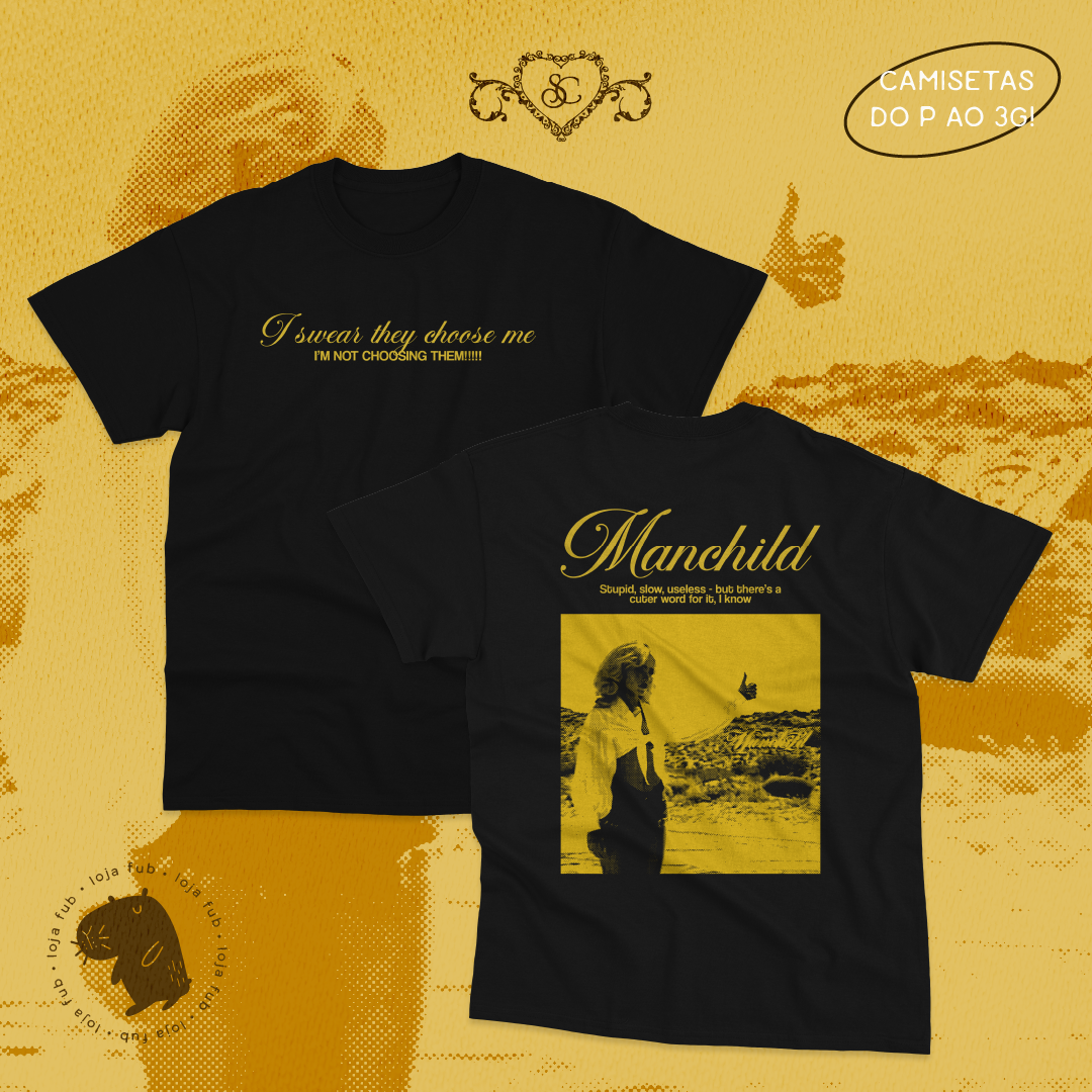 Camiseta They Choose Me Preto