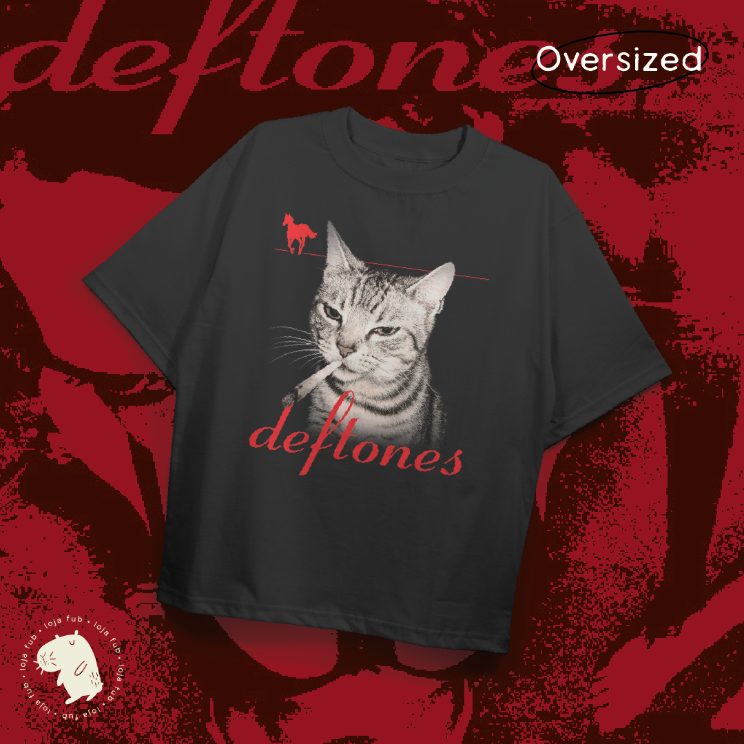 Camiseta Oversized Deftones