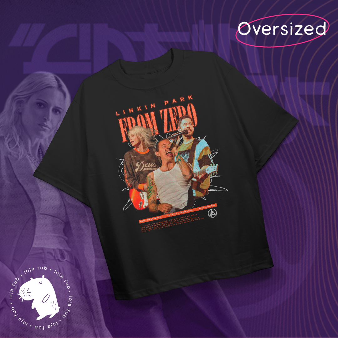 Camiseta Oversized Mike Chester e Emily