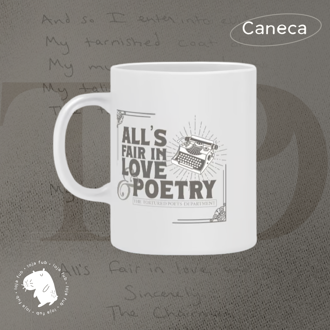 Caneca Love & Poetry