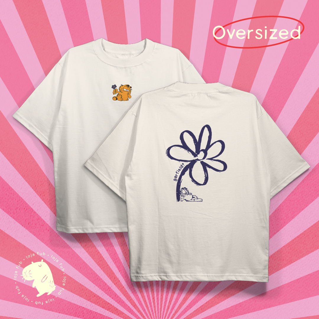 Camiseta Oversized Garfield
