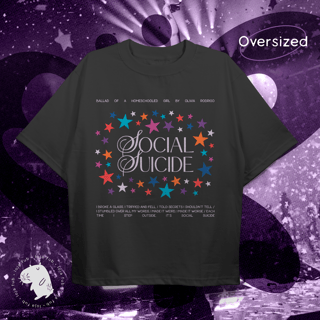 Camiseta Oversized Social Suicide
