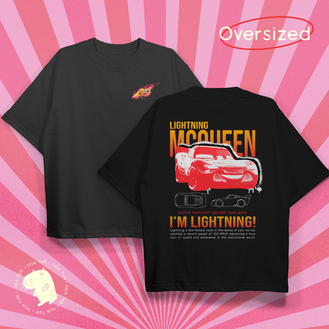 Camiseta Oversized Lightning