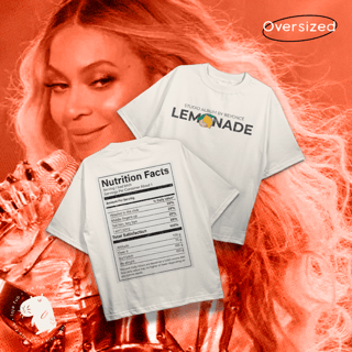 Camiseta Oversized Lemonade