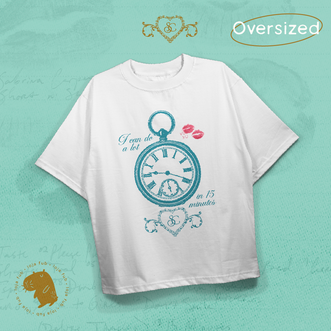 Camiseta Oversized 15 Minutes