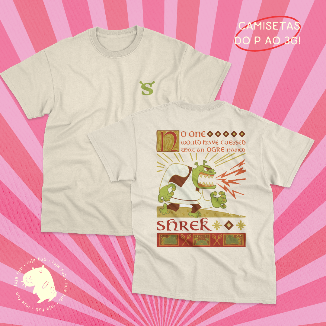 Nome do produto: Camiseta Shrek
