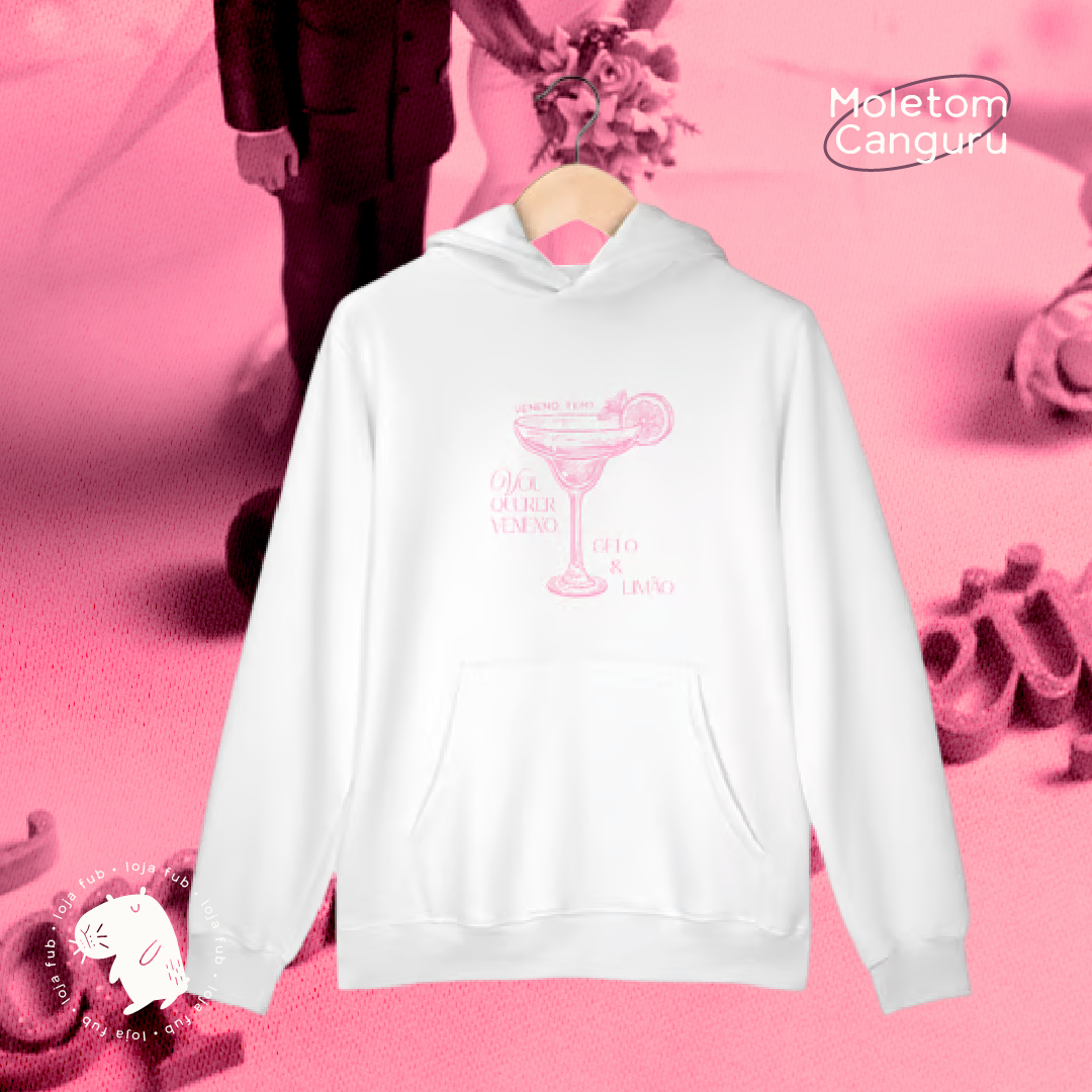 Moletom Canguru Veneno Gelo & Limão