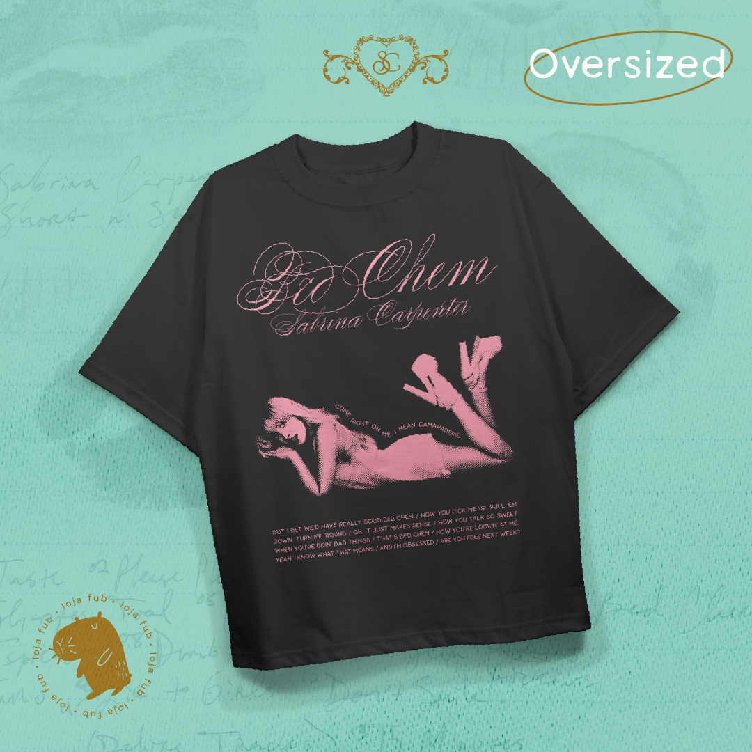 Camiseta Oversized Bed Chem