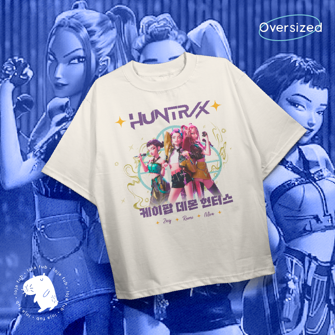 Camiseta Oversized Huntrix