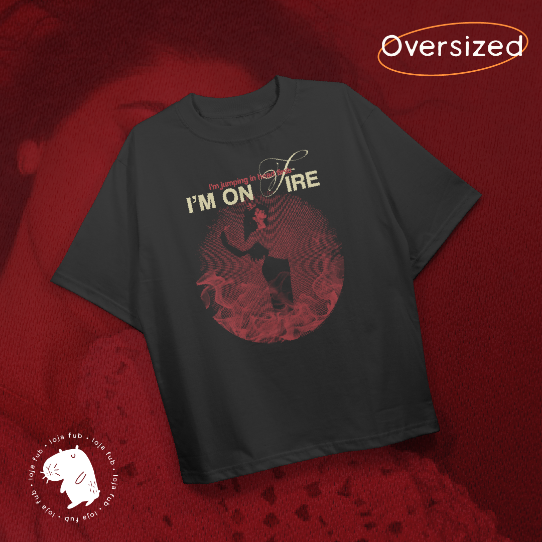 Camiseta Oversized Fire