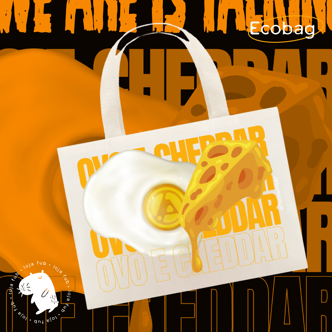 Ecobag Ovo e Cheddar