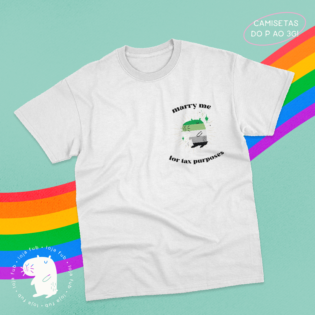 Camiseta Pride Arromântica