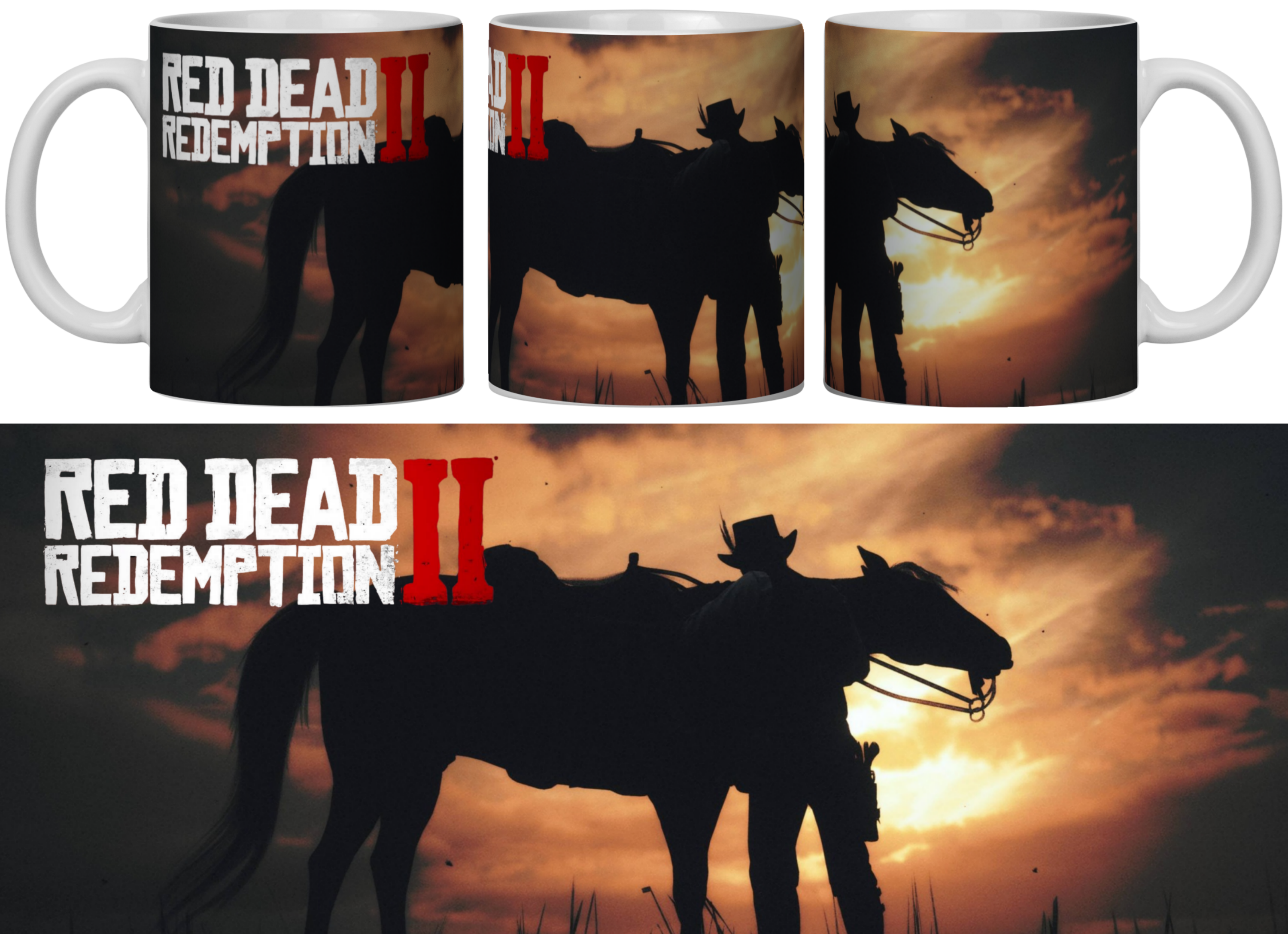 RDR II Caneca p/ nome 29