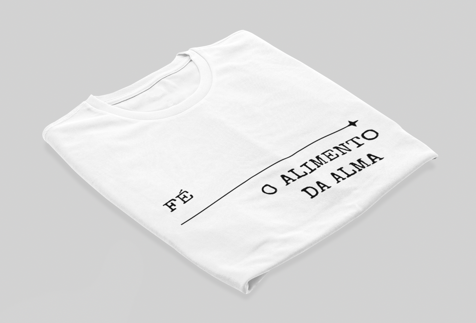 Nome do produto: Camiseta Fé