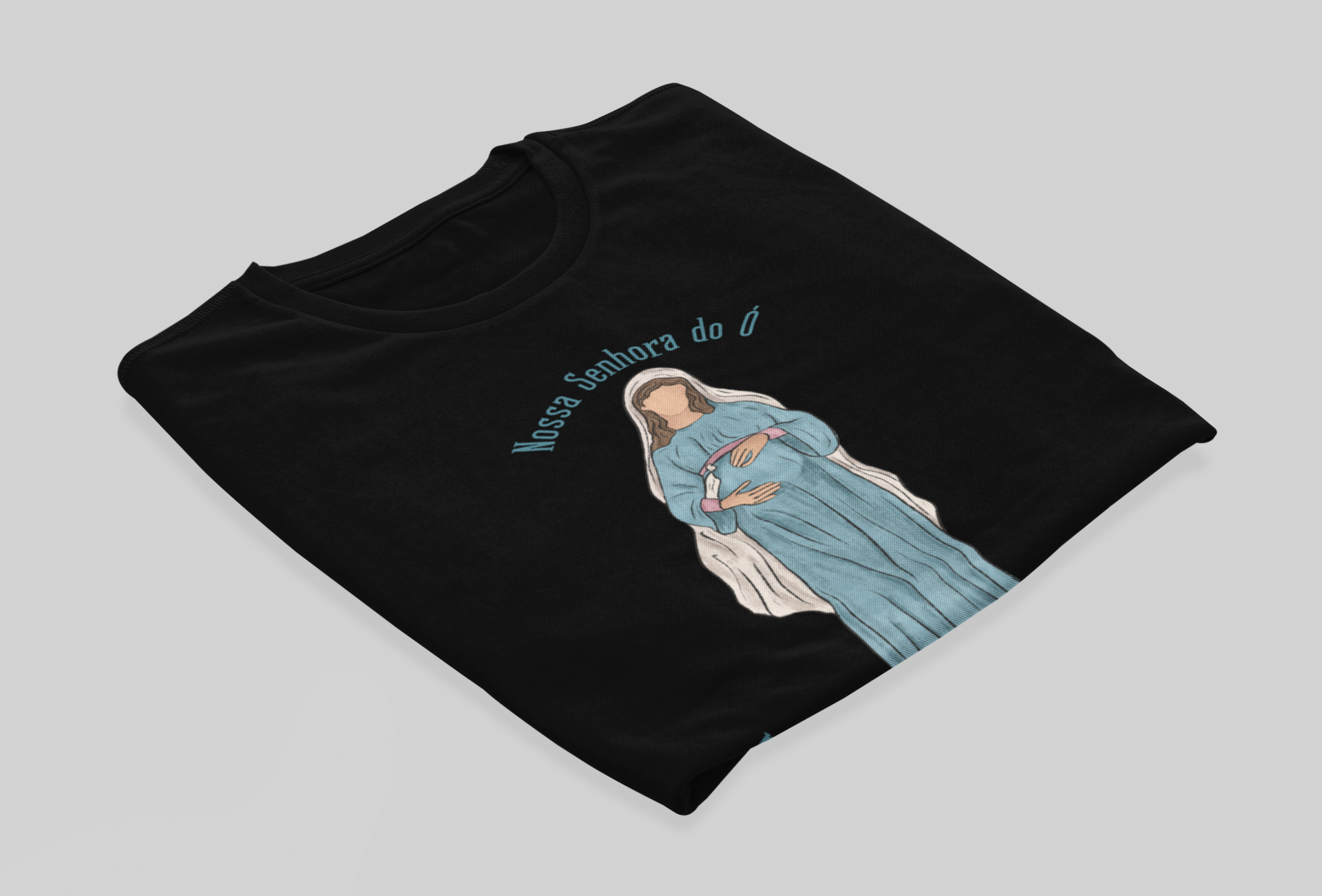 Nome do produto: Camiseta Nossa Senhora do Ó