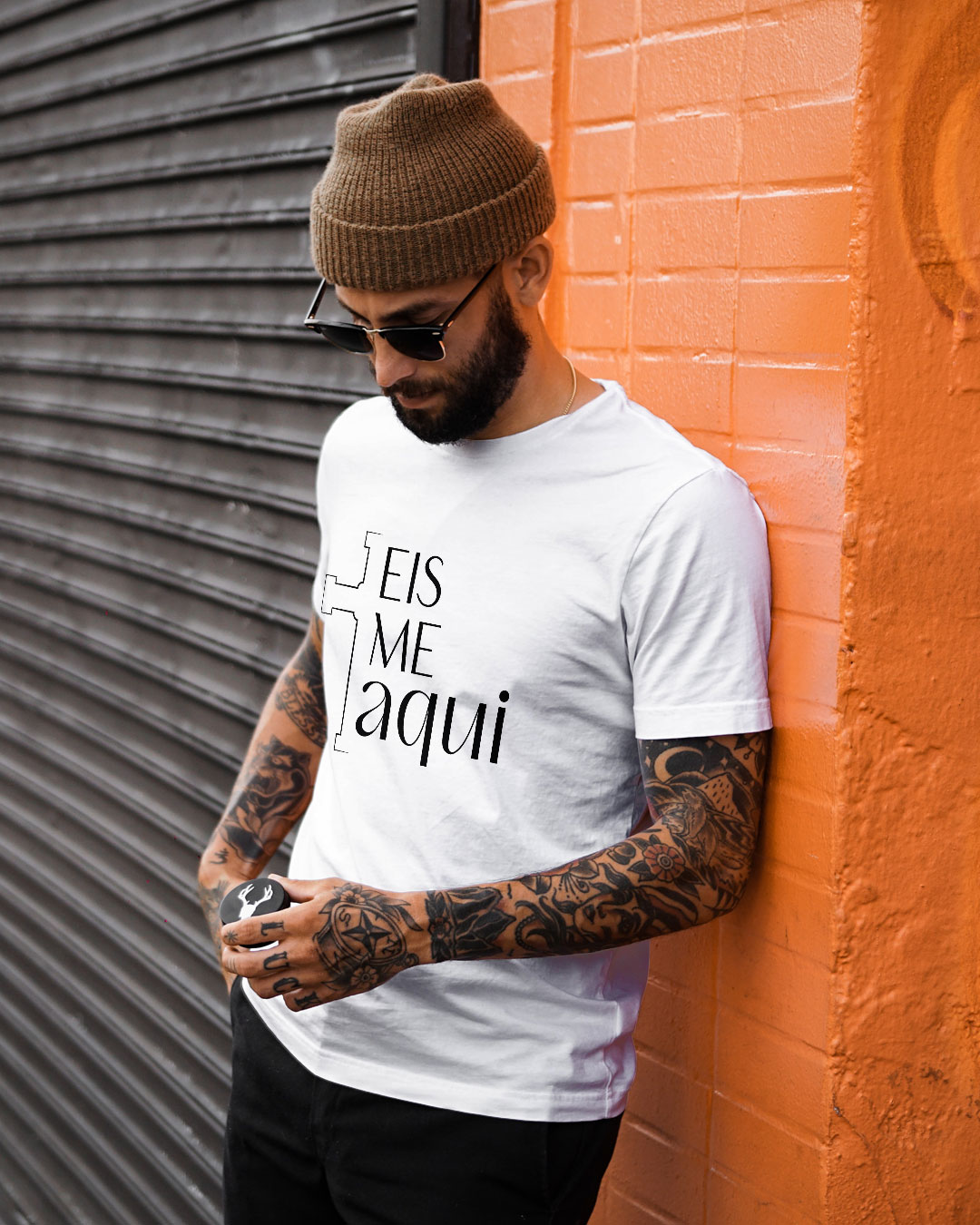 Nome do produto: Cruz + Eis-me aqui