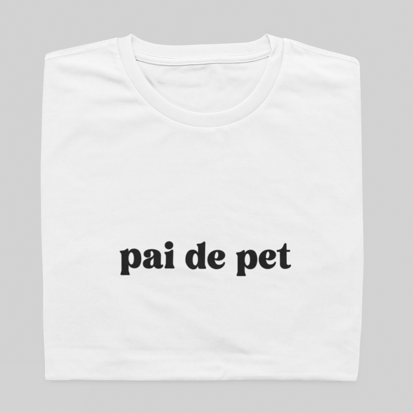 Nome do produto: T- shirt Quality - Pai de pet - BRANCO